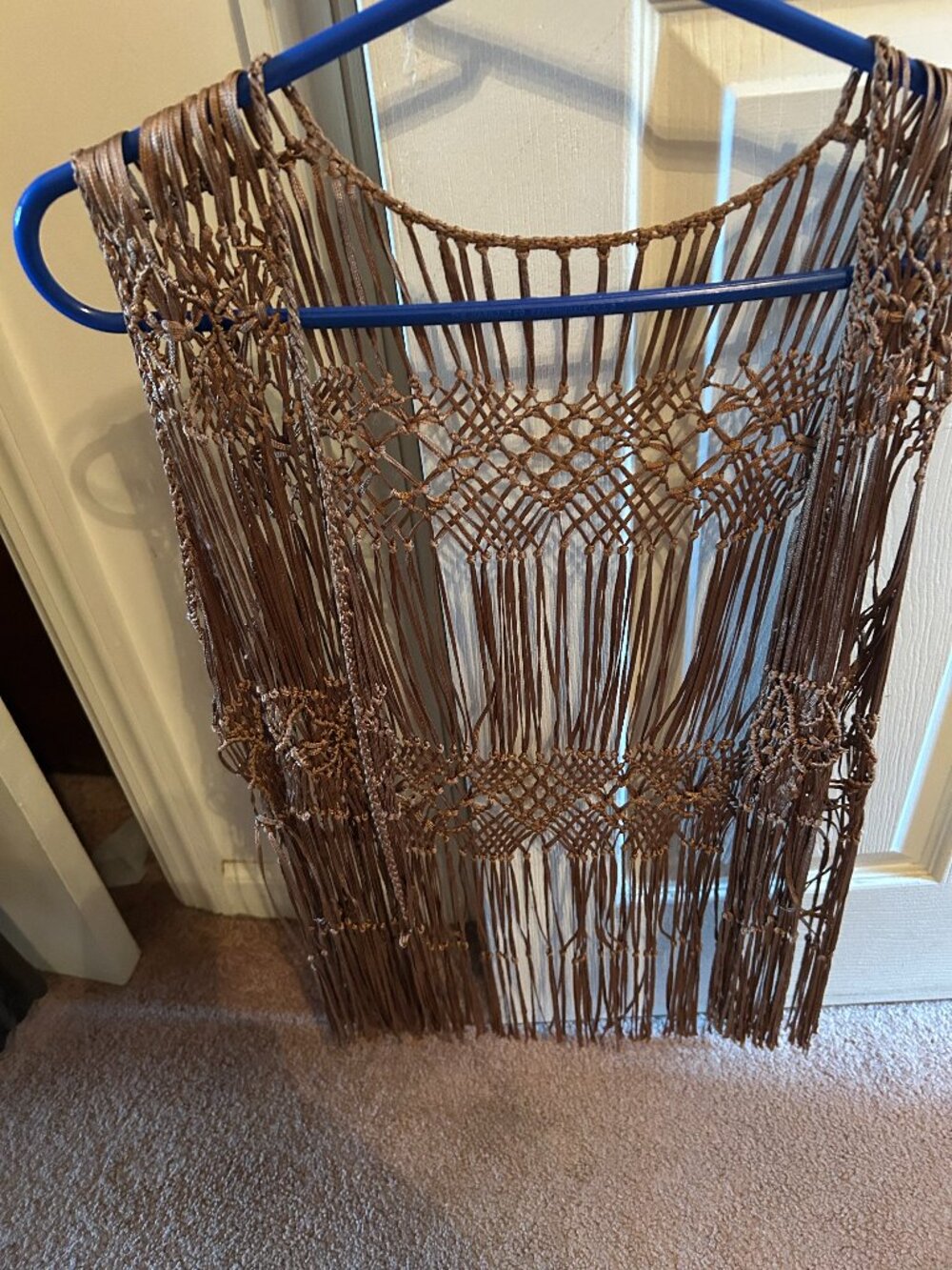 MACRAME  WEAVED VEST BOHO